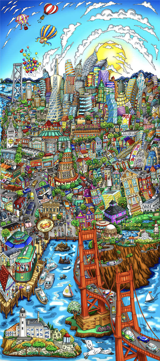 Charles Fazzino — Animazing Gallery